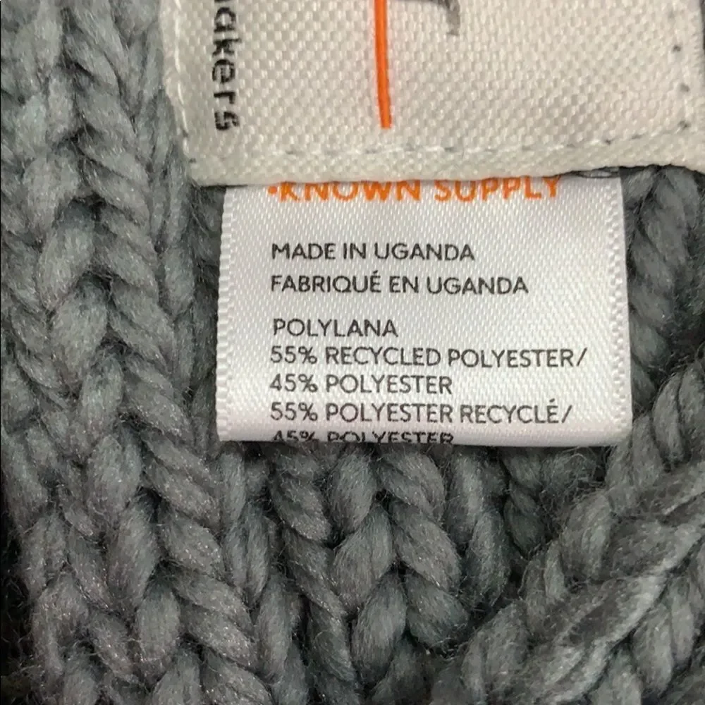 Known Supply Jett Grey Knit Headband. NWT!
